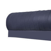 Rideau de porte en similicuir : 60 x 200 cm coloris bleu