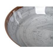 Pack de vaisselle en mélamine  Halo Gris et Terra  - 12 Pièces