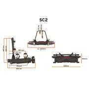 Porte-vélos plateforme coulissant SC2 2 vélos