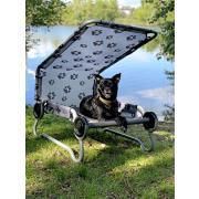 Lit pour animaux avec toit Dog-Bed : Largeur 126