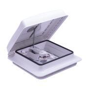 Lanterneau 28x28 avec ventilateur : Blanc