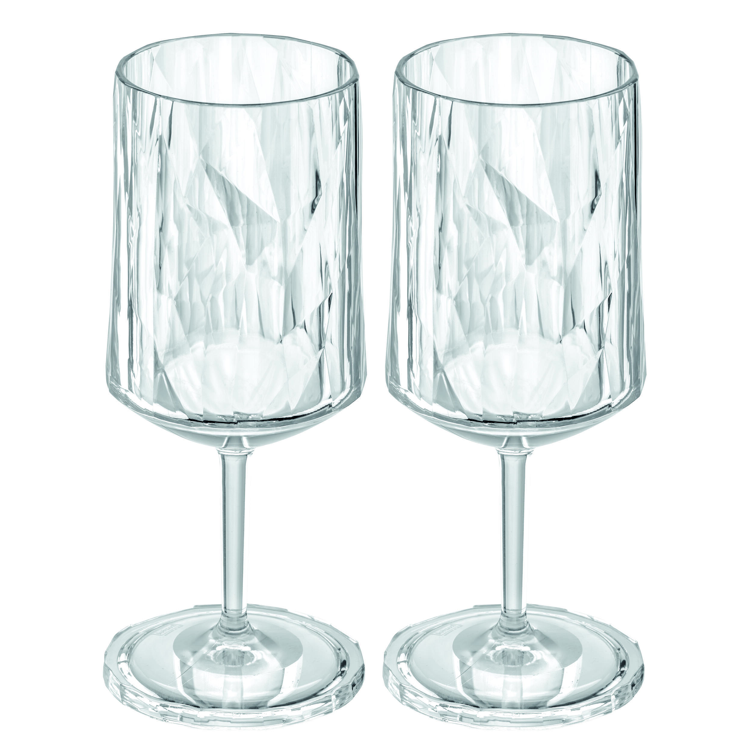 Lot de 2 verres à vin