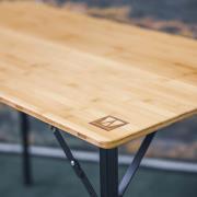 Table de camping Bambou