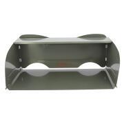 Pare-flammes avec socle et étagère