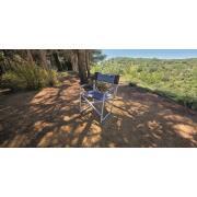 Fauteuil directeur Havana : Coloris  Bleu Clair / Gris