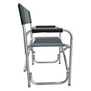 Fauteuil directeur Havana : Coloris  Bleu Clair / Gris