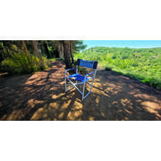 Fauteuil directeur Havana : Coloris  Bleu Clair / Gris