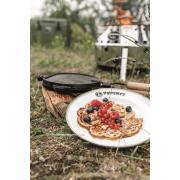 Lot de 2 assiettes en émail