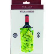 Housse réfrigérante motif raisins blancs