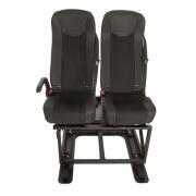 Banquette fixe RAM03 sans accoudoirs avec ISOFIX