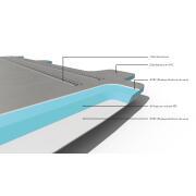 Plancher composite monobloc Renault Trafic3 : L2 - 4 rails - Griffon