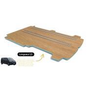 Plancher composite monobloc Expert3/Jumpy3/Scudo/Vivaro/Proace : L3 - 4 rails - Autumn Maple