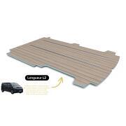 Plancher composite monobloc Expert3/Jumpy3/Scudo/Vivaro/Proace : L2 - 2 rails - Weathered Teak & Ebony