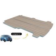 Plancher composite monobloc Ford Custom Transit 2013 - 2023 : L1 - 2 rails - Weathered Teak & Ebony