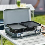 Réchaud à gaz 2 feux Camping Kitchen Grill & Go R