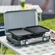 Réchaud à gaz 2 feux Camping Kitchen Grill & Go R