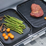 Réchaud à gaz 2 feux Camping Kitchen Grill & Go R