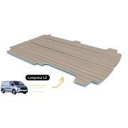 Plancher composite monobloc Ford Custom Transit 2024 - / VW T7 : L2 - 2 rails - Weathered Teak & Ebony