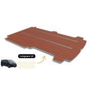 Plancher composite monobloc Expert3/Jumpy3/Scudo/Vivaro/Proace : L2 - 2 rails - Teak & Ebony