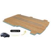 Plancher composite monobloc Mercedes Vito 2014 - : L2 - 4 rails - Autumn Maple