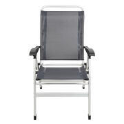 Fauteuil aluminium Confort Gris navy