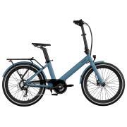 Vélo à assistance électrique pliant 24'' Evening Origins : Bleu Ocean