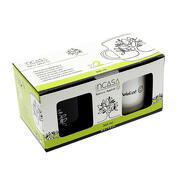 Set de 2 mugs en acier émaillé