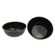 Set de 2 bols en acier émaillé