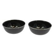 Set de 2 bols en acier émaillé