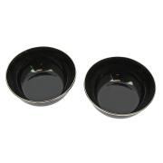 Set de 2 bols en acier émaillé