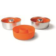 Moule MAXI en Silicone pour four : Coloris orange