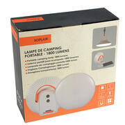 Lampe de camping portable : 1800 lumens