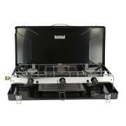Réchaud à gaz 2 feux avec grill/toaster