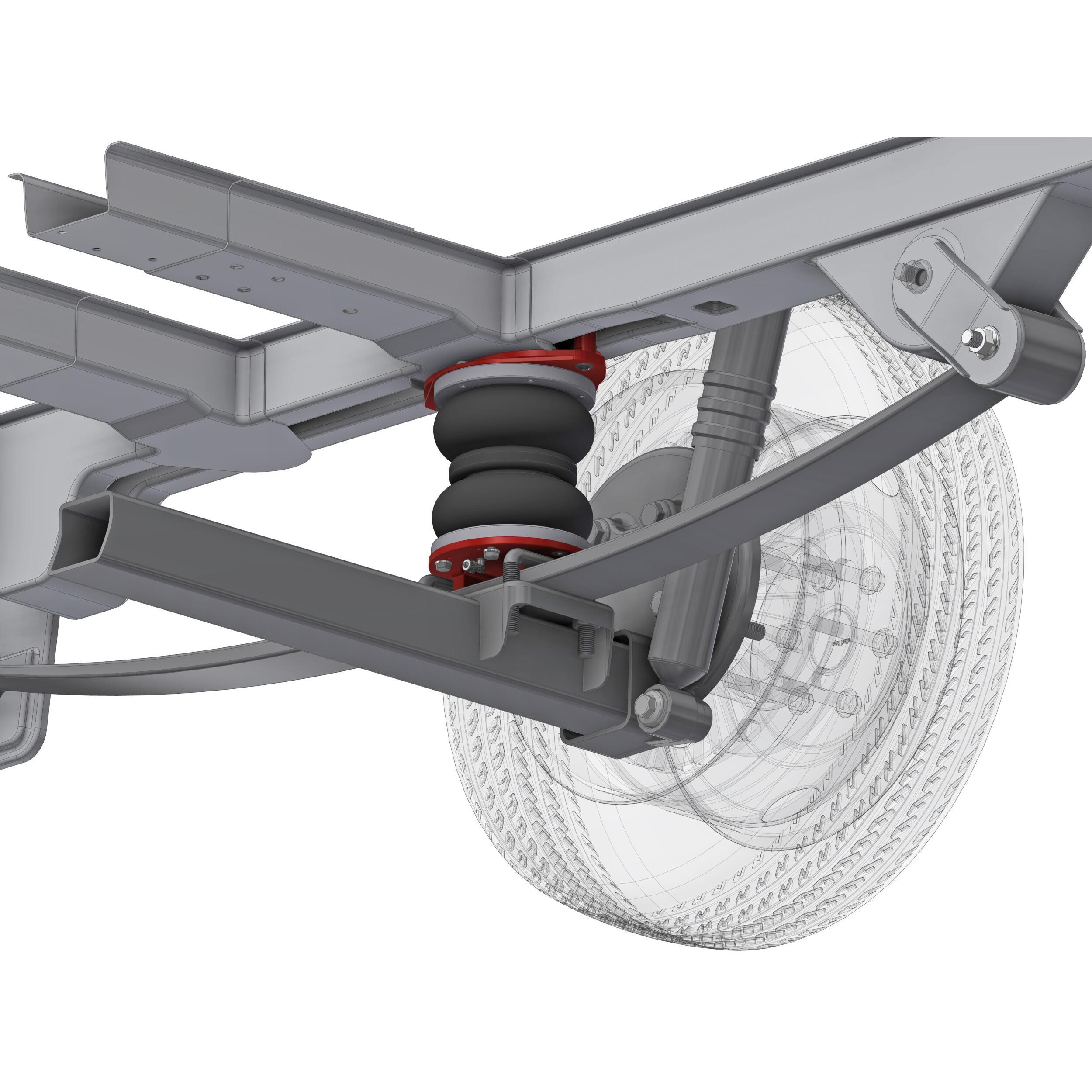 Kit renfort suspension pneumatique Semi Air Renforcé 6'' Transit