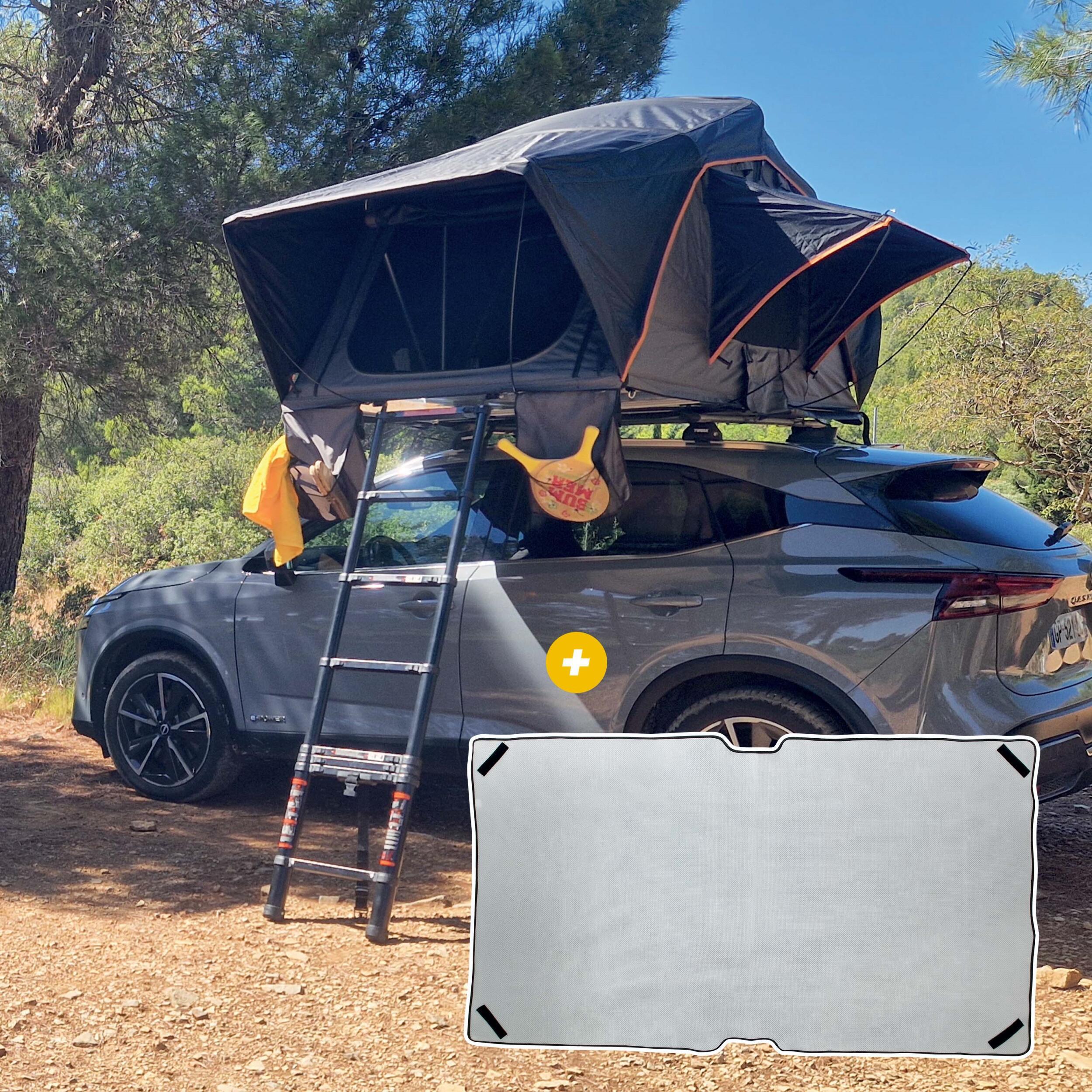 Pack tente de toit souple + Tapis anti condensation