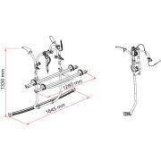 Porte-vélos Trigo-Van pour fourgon Ducato / Boxer / Jumper : Version 2 vélos électriques