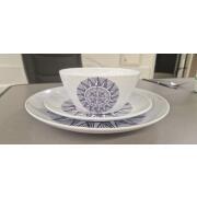 Pack vaisselle mélamine 12 pièces Cardinal