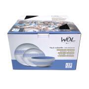 Pack vaisselle mélamine 12 pièces Olympia