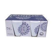 Pack 4 mugs mélamine Cardinal