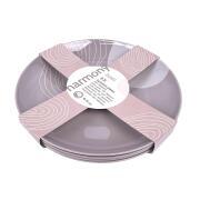 Pack 4 assiettes mélamine Harmony