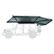Store leaf : Allongé - Gauche 270° Leaf 200 cm gris