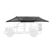 Store leaf : Droit ou Gauche 180° Leaf 200 cm gris