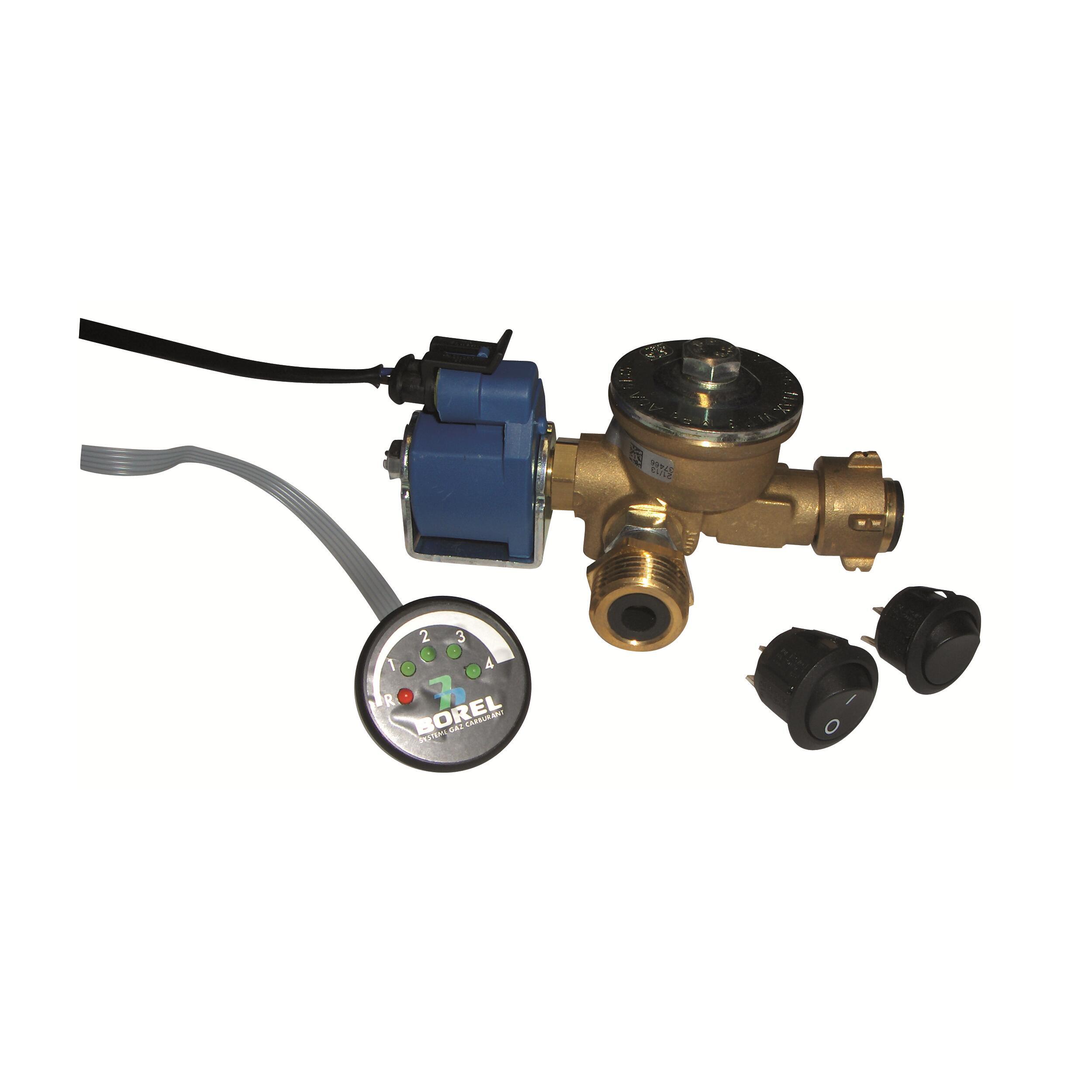 Kit électrovan + jauge pour Homegaz Premium