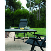 Table rectangulaire grise : 101x64cm