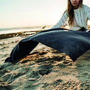 Serviette de plage pliable NanoDry : Anthracite