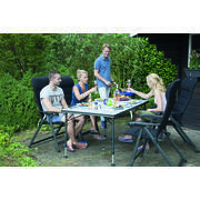 Table rectangulaire grise : 110x70cm