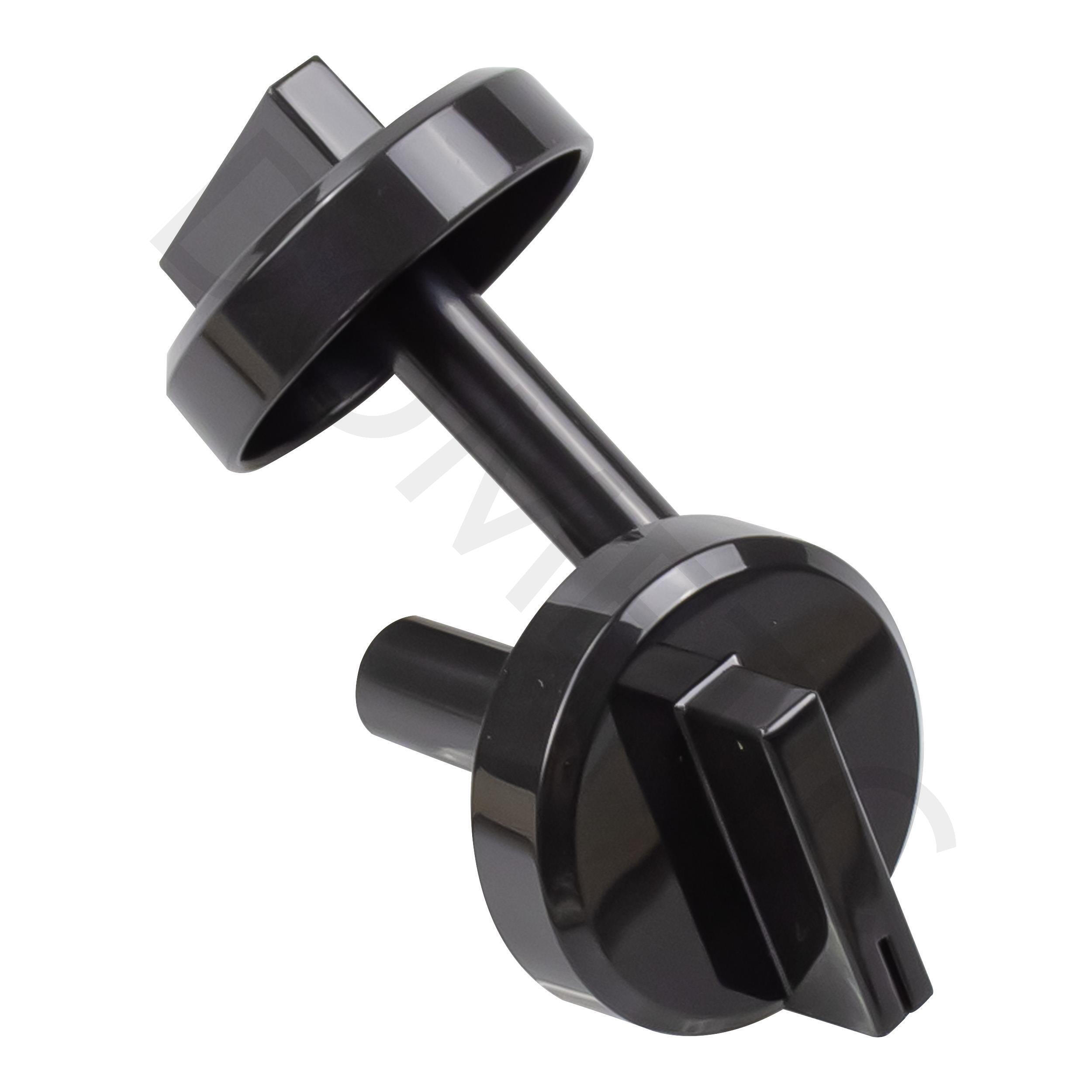 kit bouton tournant noir/gris