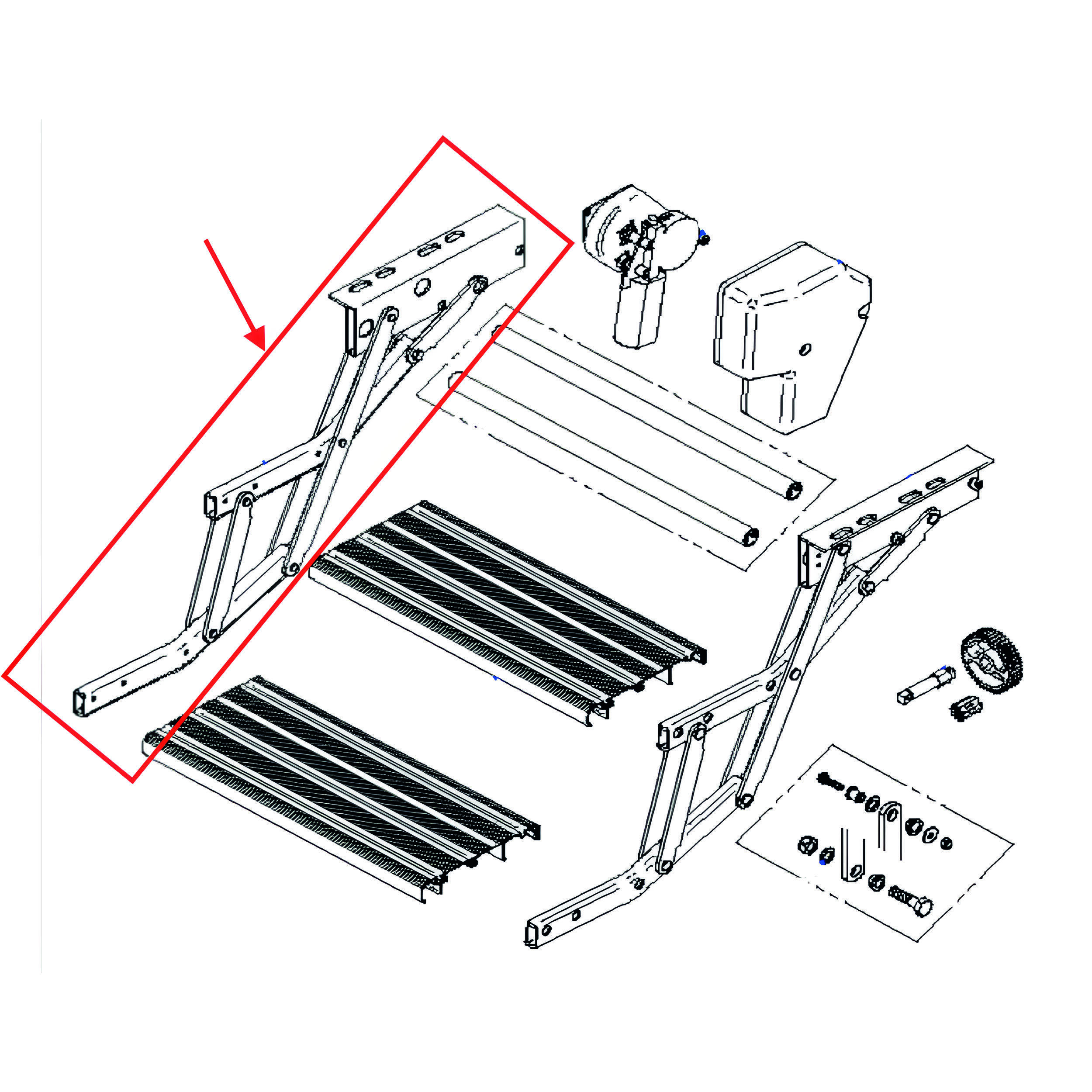 Ciseaux gauches pour Omni Step