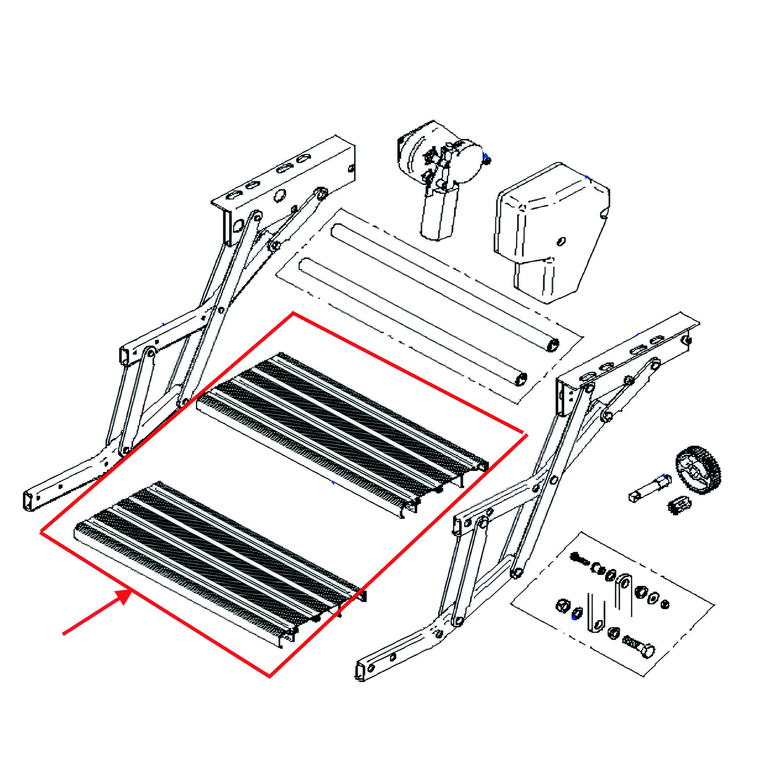 Marche 380mm (lot de 2)