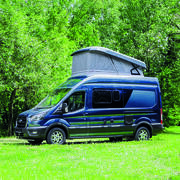 Toit relevable pour véhicule Ford Transit V363 : de dimension L3 H3 / L4 H3 avec ouverture Avant